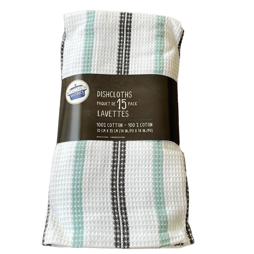 Kitchen Works 15 Pack Dishcloths